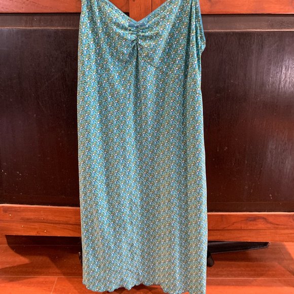 Secret Treasures Blue Flower print Chemise - M - Picture 2 of 3